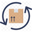 Cardboard Box Recycle Icon