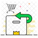 Parcel Return Cardboard Return Refused Parcel Icon