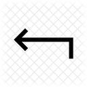 Return Up Back Icon