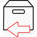 Returned Parcel Box Package Icon