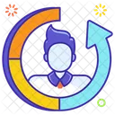 Returning Visitor Remarketing Customer Engagement Icon