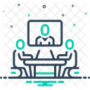 Reuniao Webinar On Line Icon