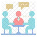 Reunião de aconselhamento  Ícone