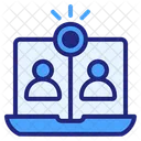 Reunião on-line  Icon