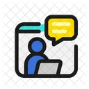 Reunião on-line  Icon