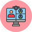 Reunião on-line  Icon