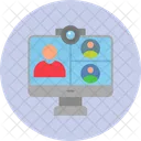 Reunião on-line  Icon