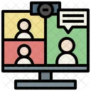 Reunião on-line  Icon