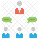 Reunião scrum diária  Ícone