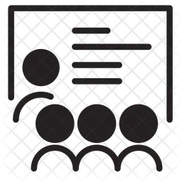 Réunion d'affaires  Icône