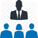 Réunion de groupe  Icône