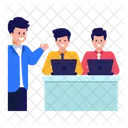 Reunión de jefe  Icono
