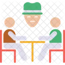 Reunion De Jefe Reunion De Negocios Reunion Icon