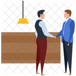 Reunión de negocios  Icono