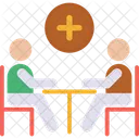 Reunion De Negocios Reunion Discutir Tema Icon