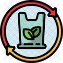 Reusable Recycle Bag Eco Bag Icon