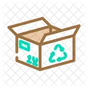 Reusable Box Cardboard Icon