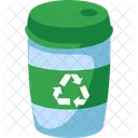 Eco Friendly Zero Waste Coffee Icon