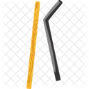 Eco Friendly Zero Waste Straw Icon