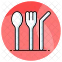 Reusable Utensils Cutlery Icon