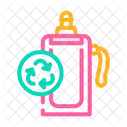 Reusable Water Bottle  Icon