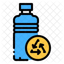 Reusable water bottle  Icon