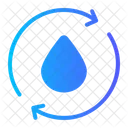 Reuse Zero Waste Save Water Icon