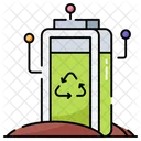 Reuse Battery Recycling Battery Ecology Icon