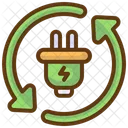 Reuse Electricity Electricity Reuse Icon