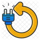 Reuse Electricity Ecology Icon