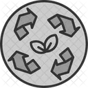 Reuse Clear Recycling Icon