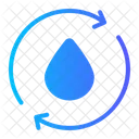 Reuse Zero Waste Save Water Icon