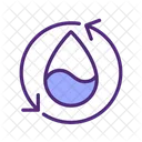 Reuse Water Water Management Icon