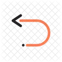 Retour Fleche Orientation Icon