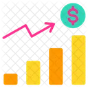 Revenue Growth Growth Income Icon