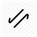 Reverse Tilt Incline Icon