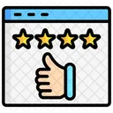 Review Thumbs Up Feedback Icon