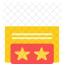 Feedback Rating Star Icon