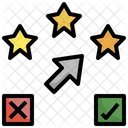 Review Rating Customer Satisfaction Icon