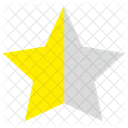 Half Star Mark Icon