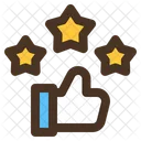 Review Rating Stars Icon