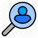 Find User Marketing Magnifier Icon