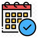 Review Check Calendar Icon