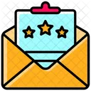 Email Star Evaluation Icon