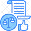 Review Court Examination Icon