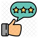 Feedback Rating Star Icon