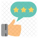 Feedback Rating Star Icon