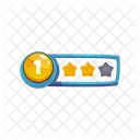Star Level Rating Icon