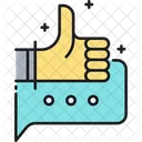 Msocial Media Review Support Icon