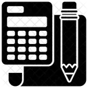 Revisar Contas Calcular Contabilidade Ícone